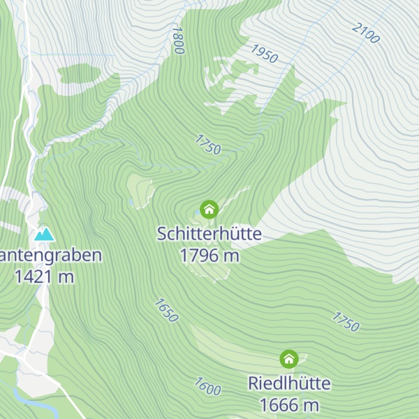Map of Schitterhütte