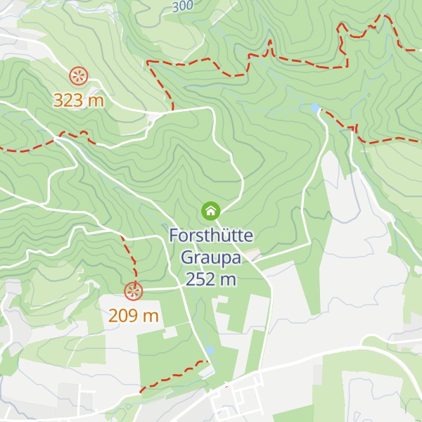 Map of Forsthütte Graupa