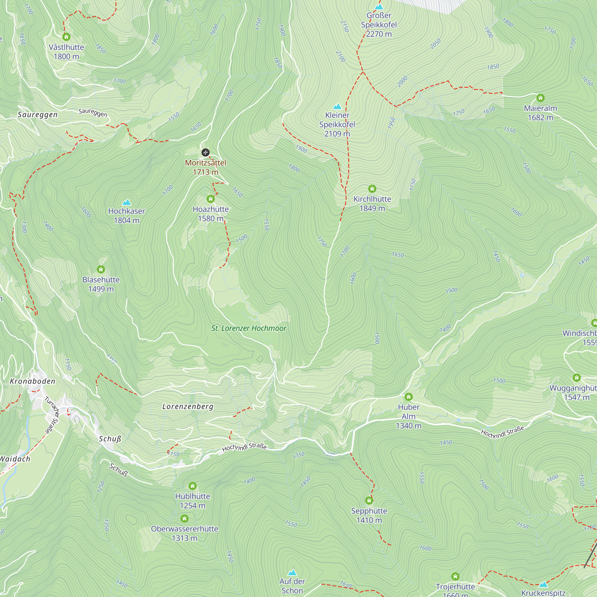 Hoanhütte map