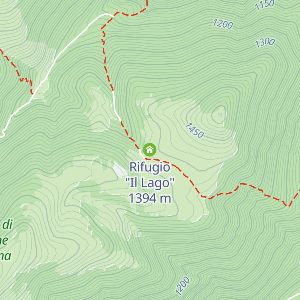 Map of Rifugio "Il Lago"