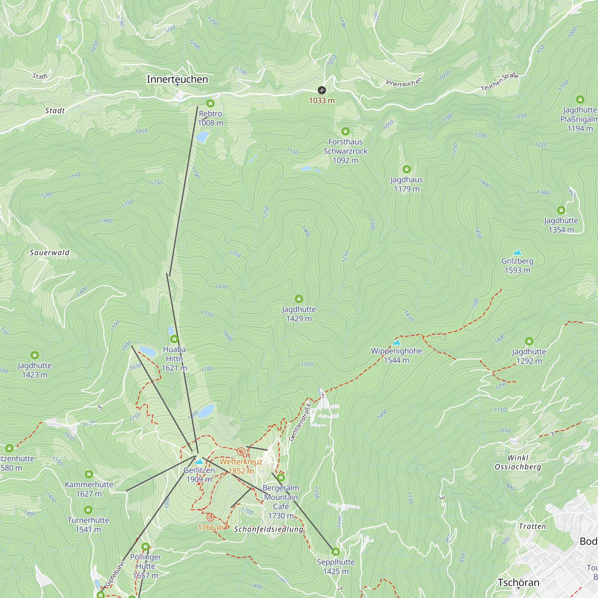 Jagdhütte map