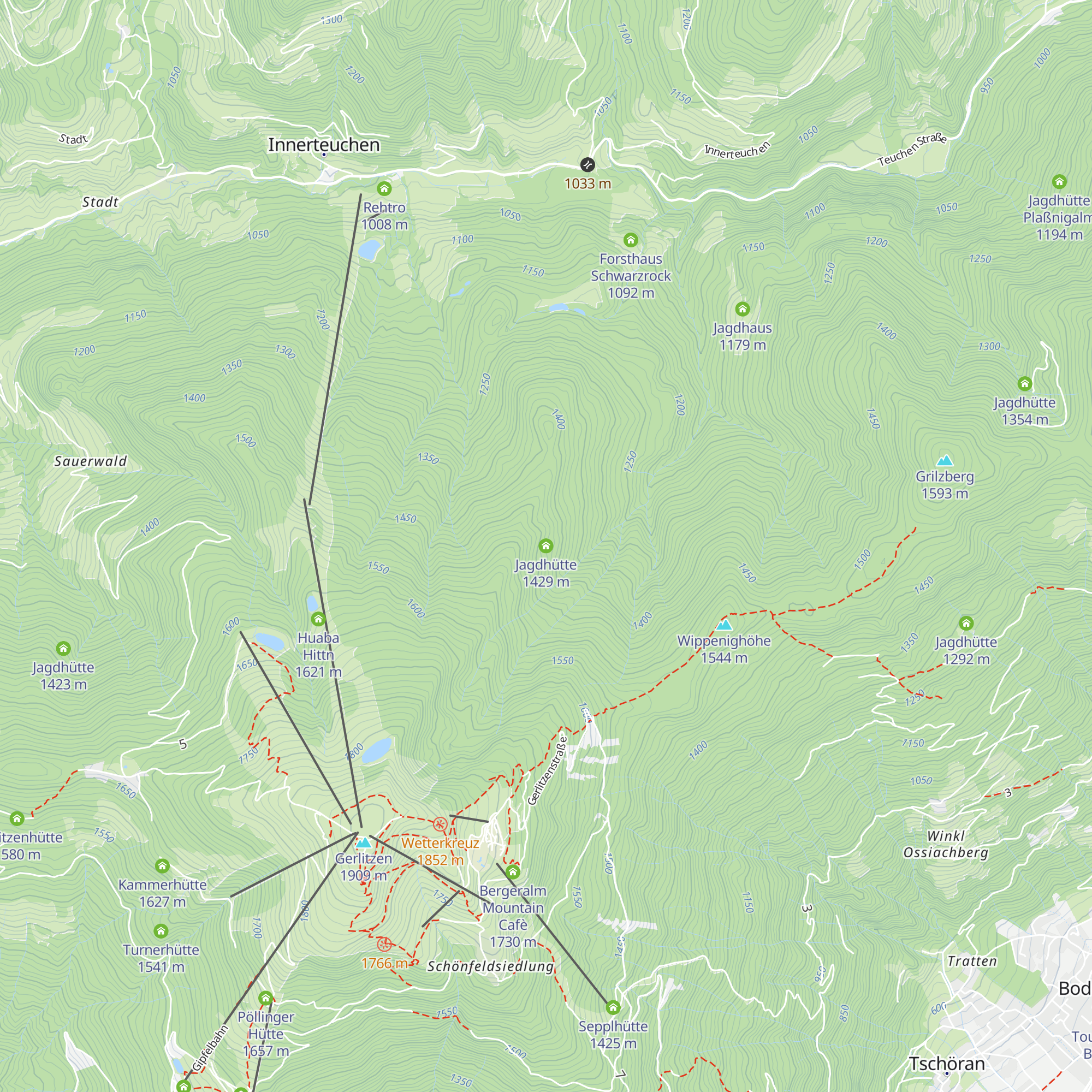 Jagdhütte map