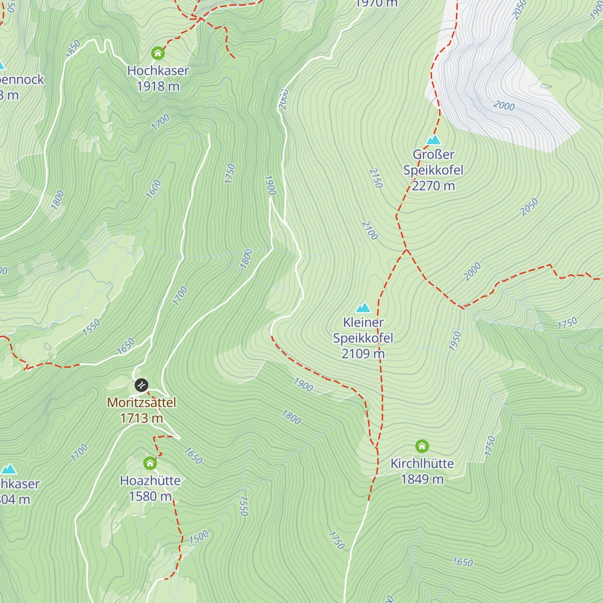 Speikkofelhütte map