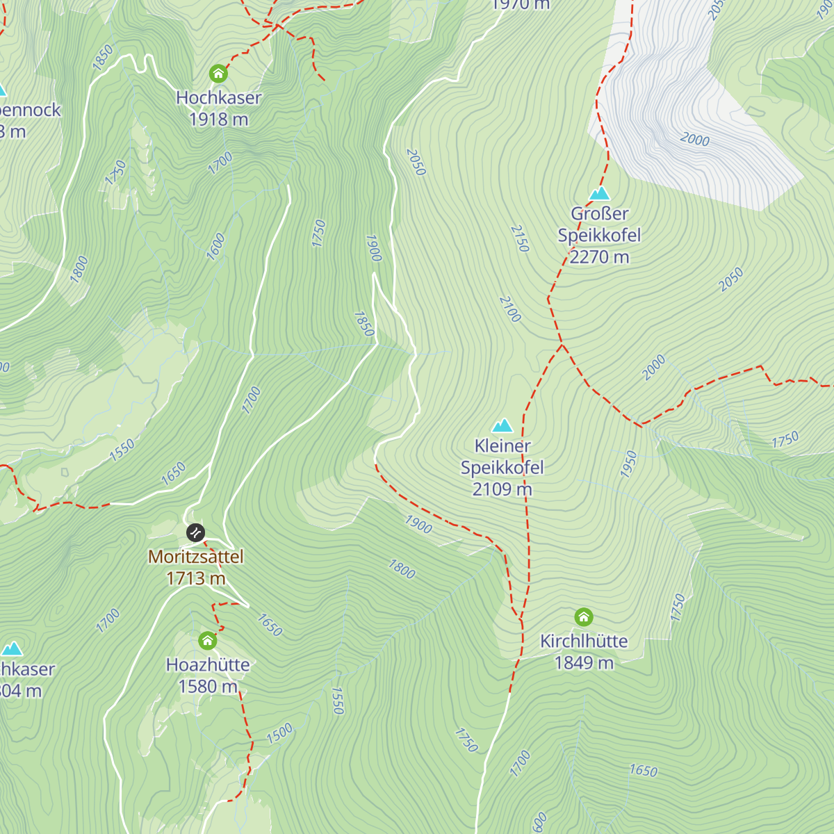 Speikkofelhütte map