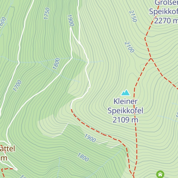 Map of Speikkofelhütte