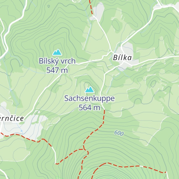 Map of Sachsenkuppe