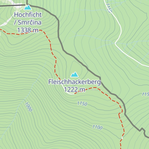 Map of Fleischhackerberg