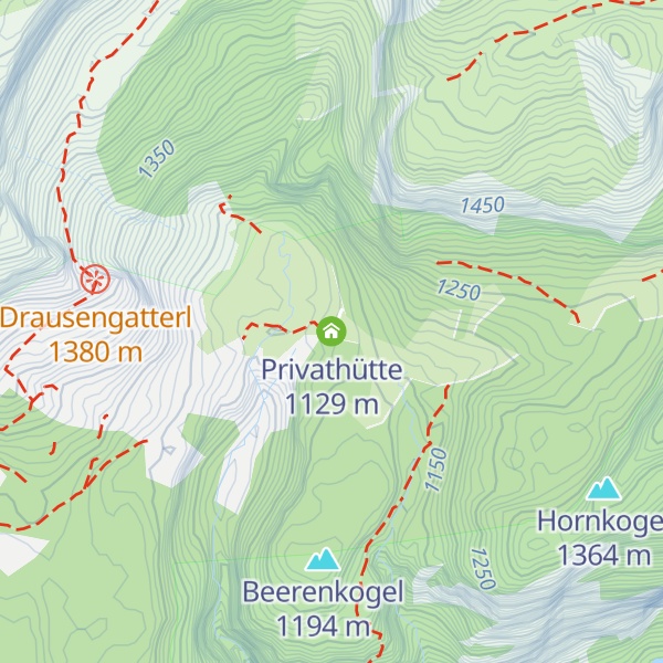 Map of Privathütte