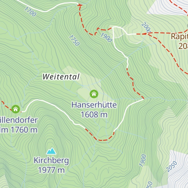 Map of Hanserhütte
