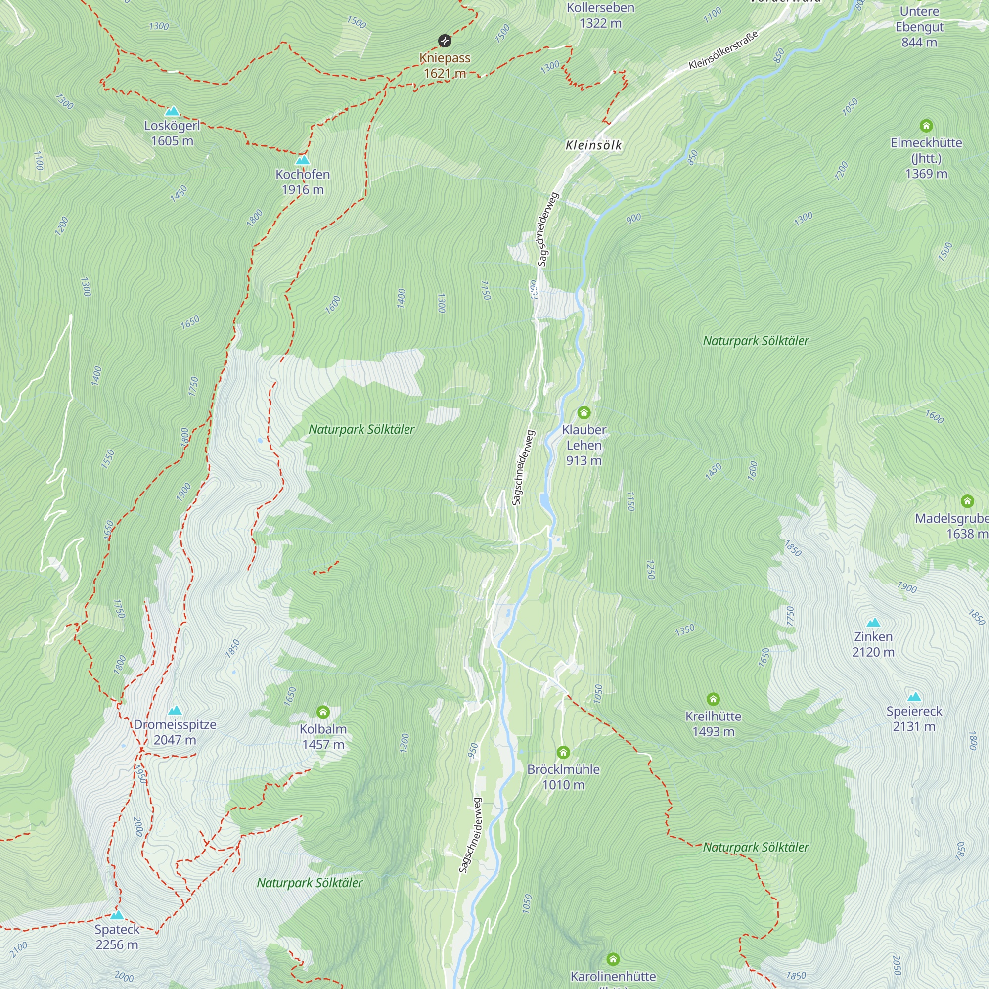 Zörweg map