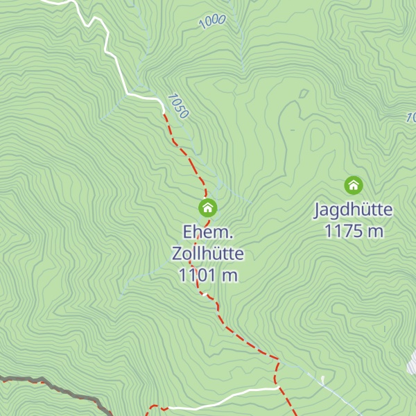 Map of Ehem. Zollhütte