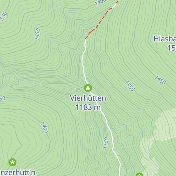 Map of Vierhütten