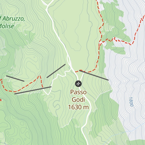 Map of Rifugio Passo Godi