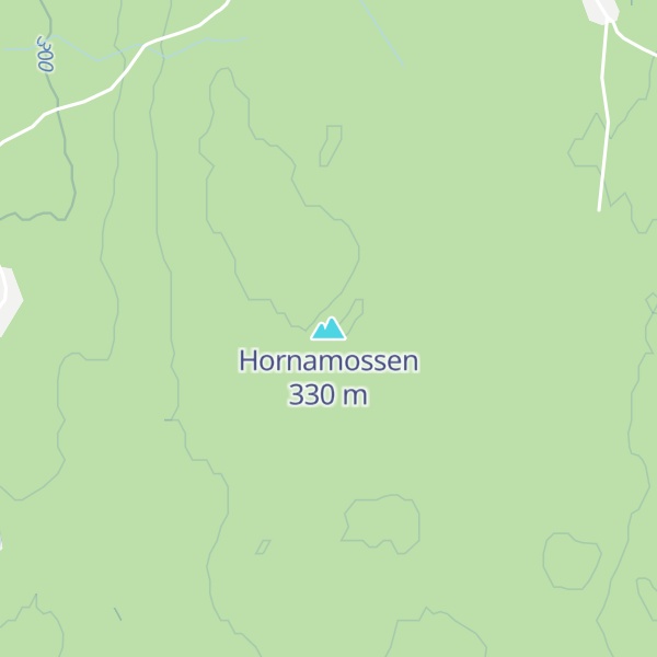 Map of Hornamossen