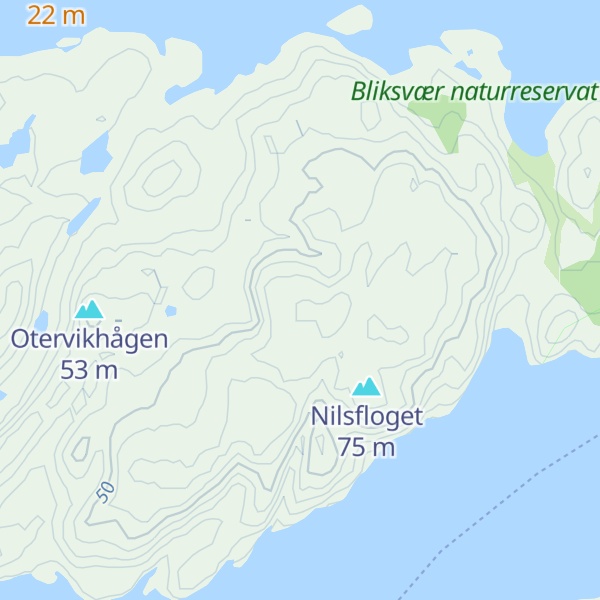 Map of Fjellet