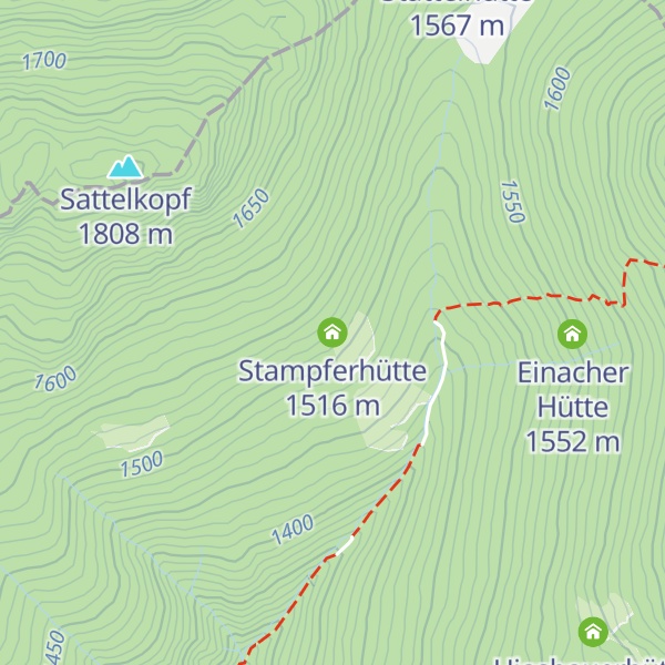 Map of Stampferhütte