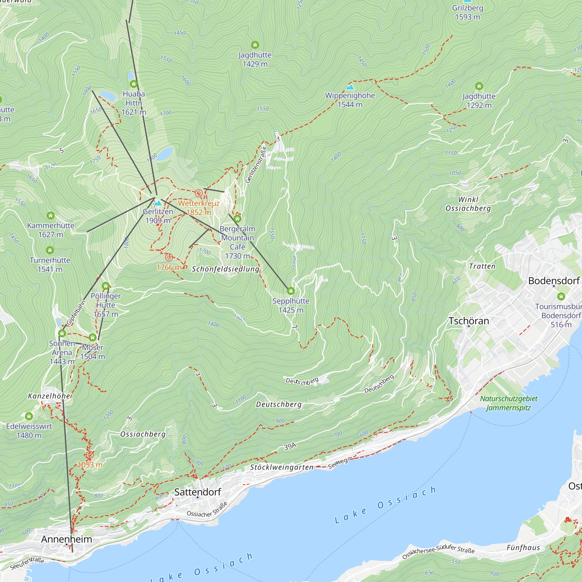 Sepplhütte map