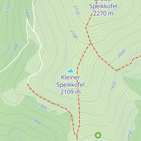 Map of Kleiner Speikkofel