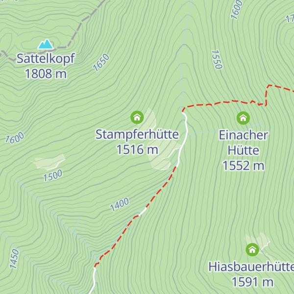 Map of Brandstätterhütte