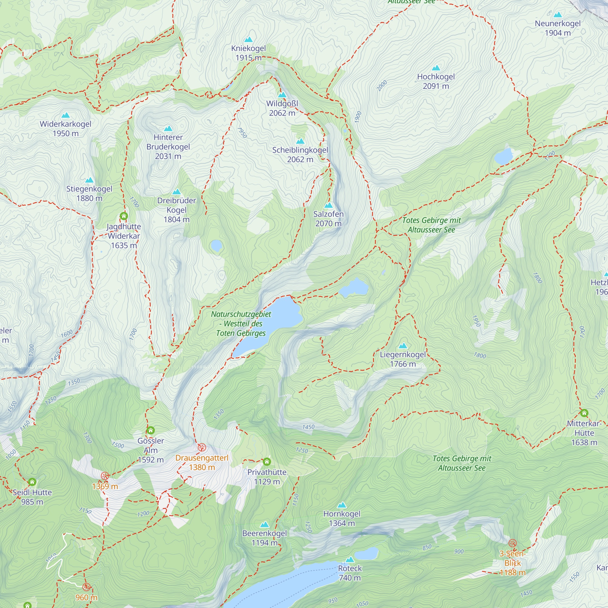 Lahngangalm map