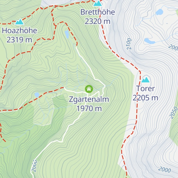 Map of Zgartenalm