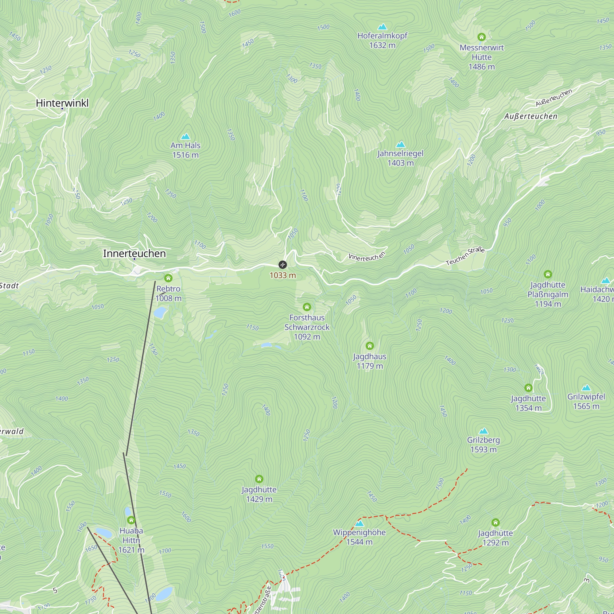 Forsthaus Schwarzrock map
