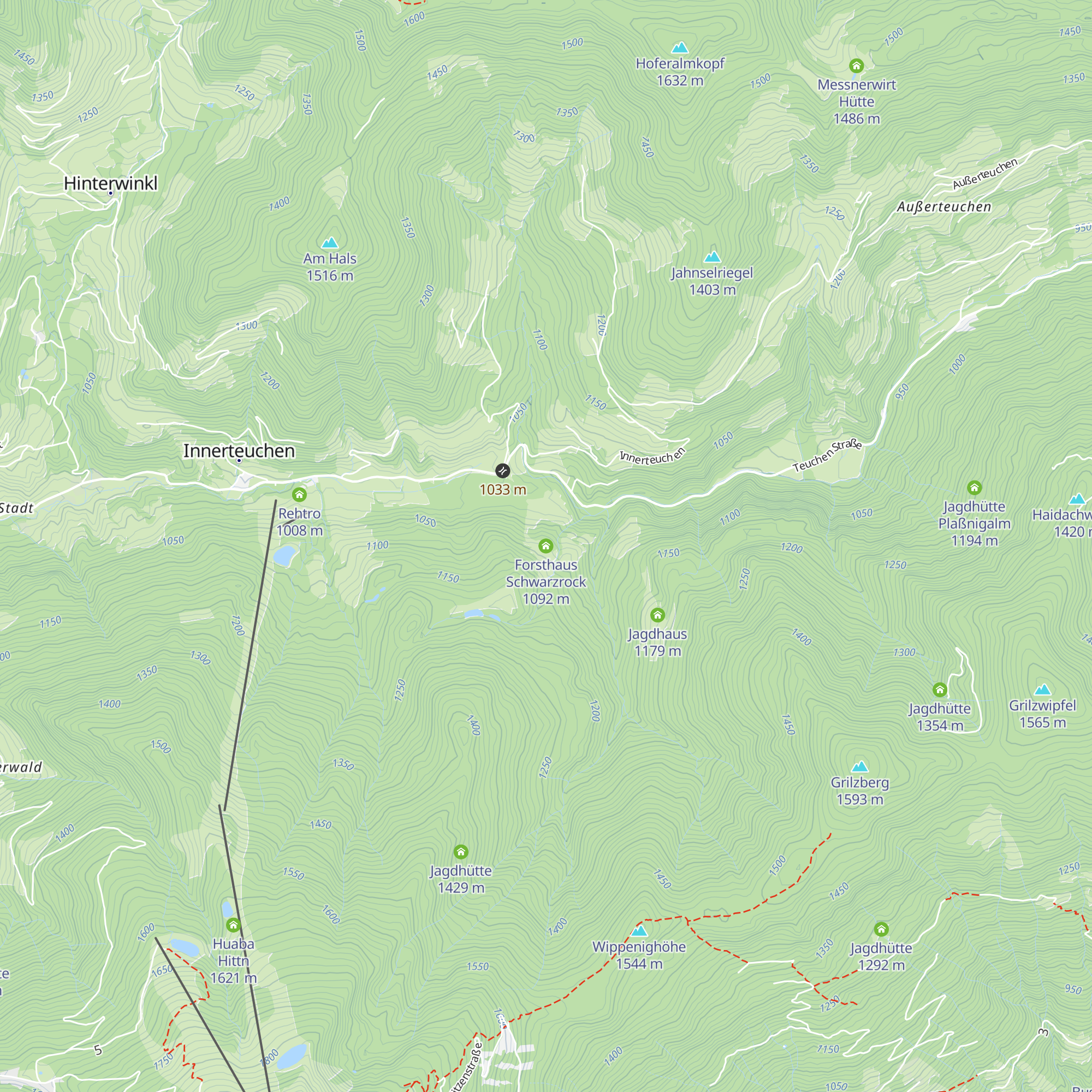 Forsthaus Schwarzrock map
