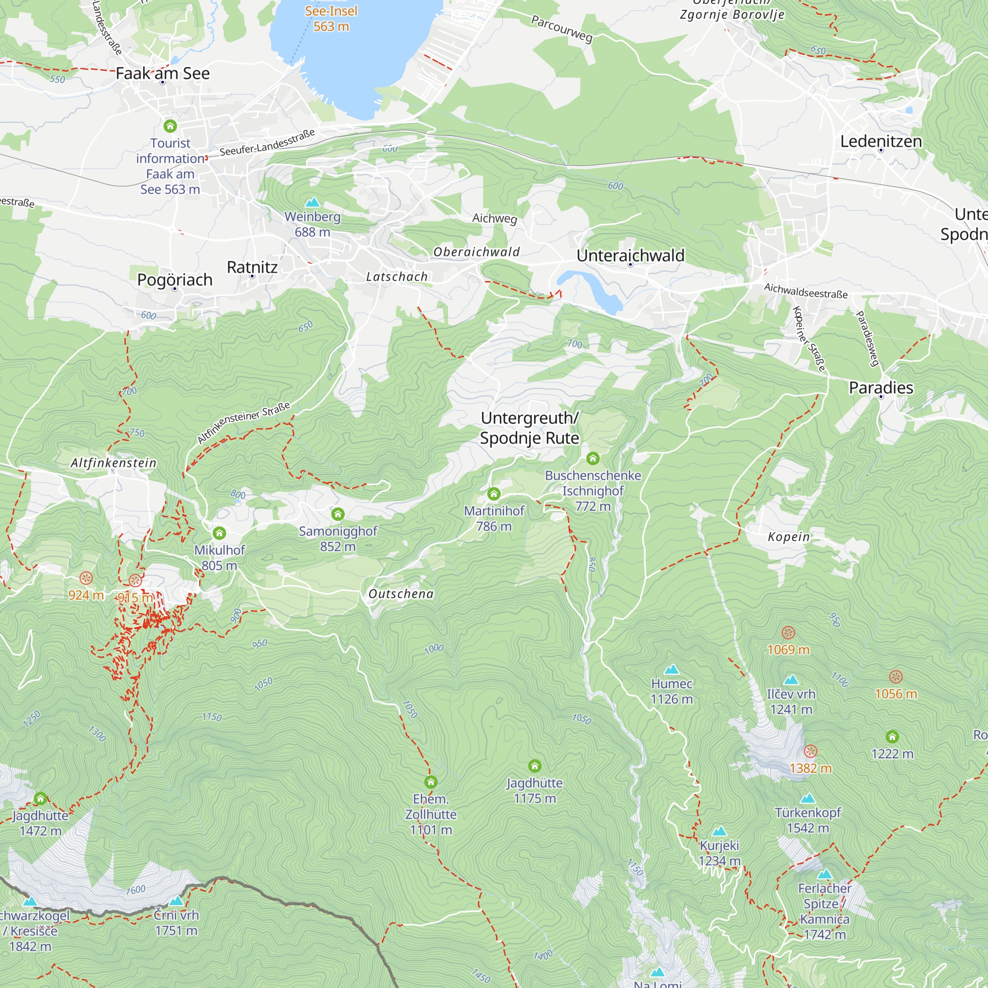 Martinihof map