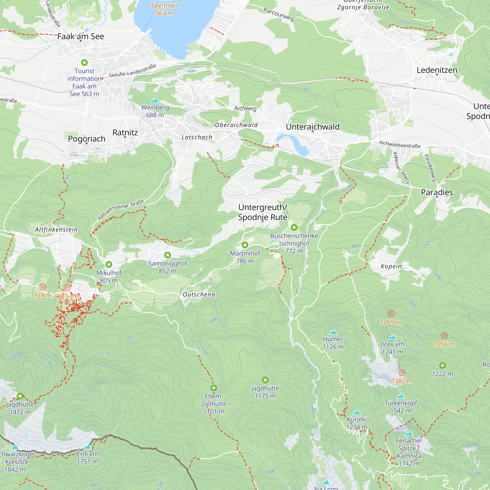 Martinihof map