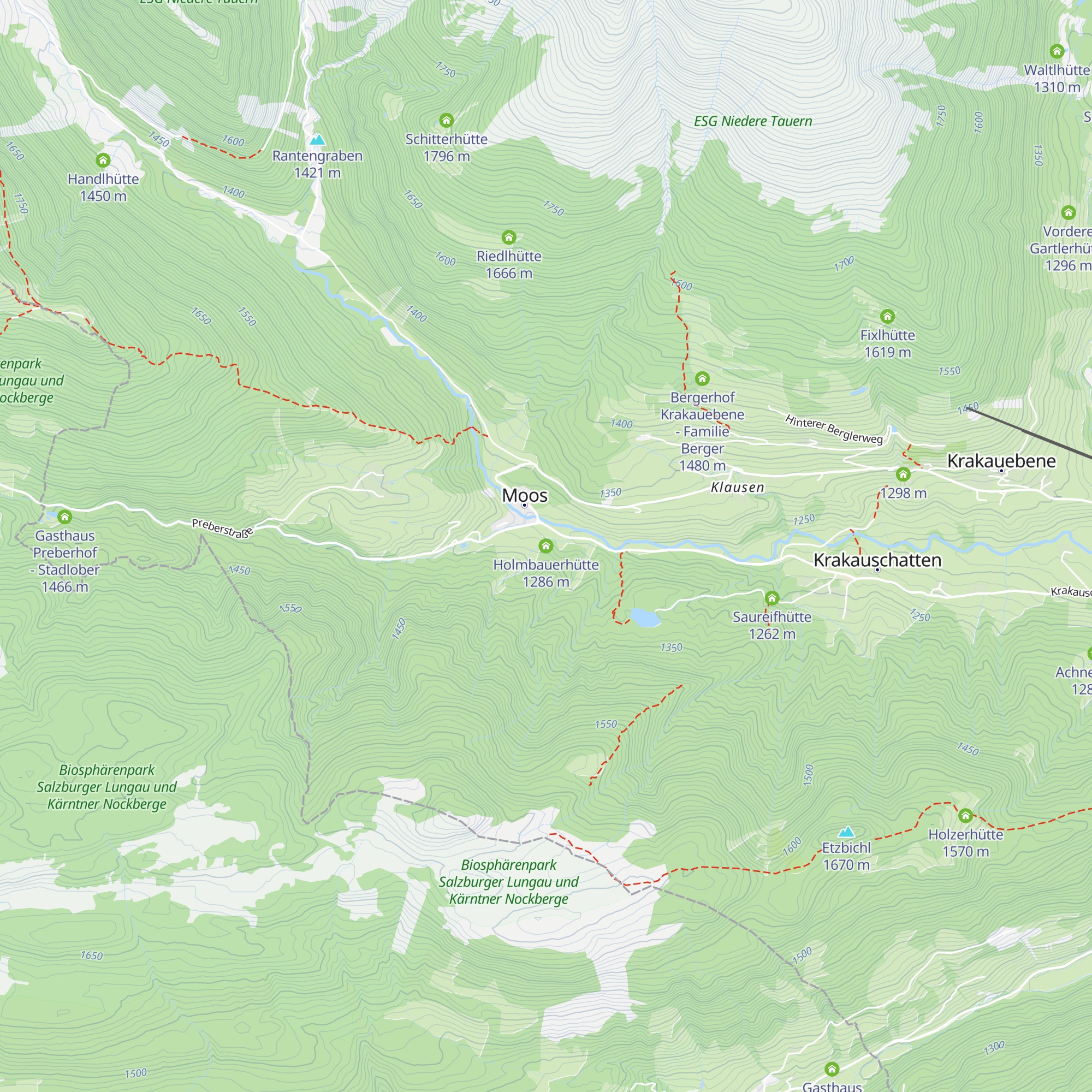 Holmbauerhütte map