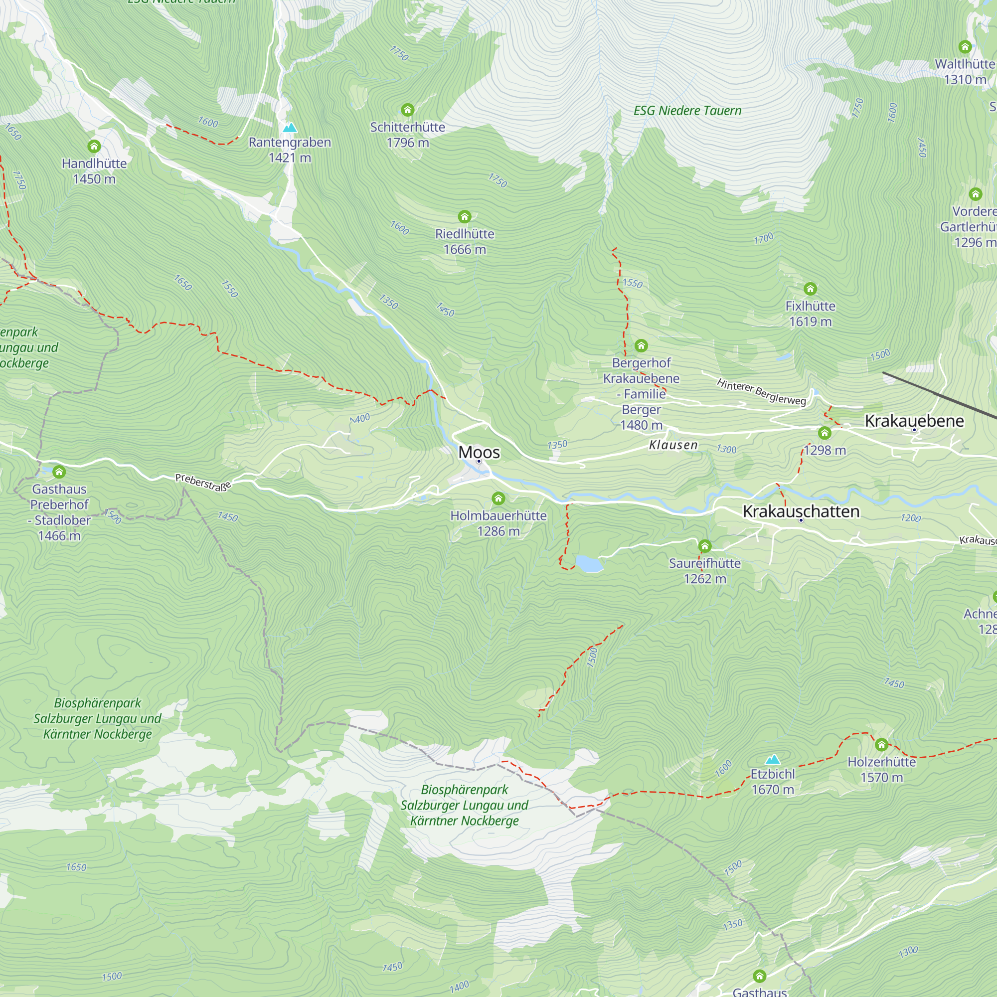 Holmbauerhütte map
