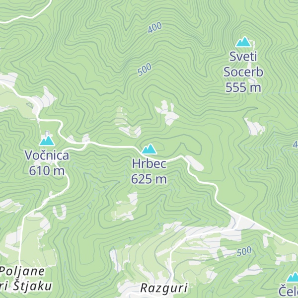 Map of Hrbec