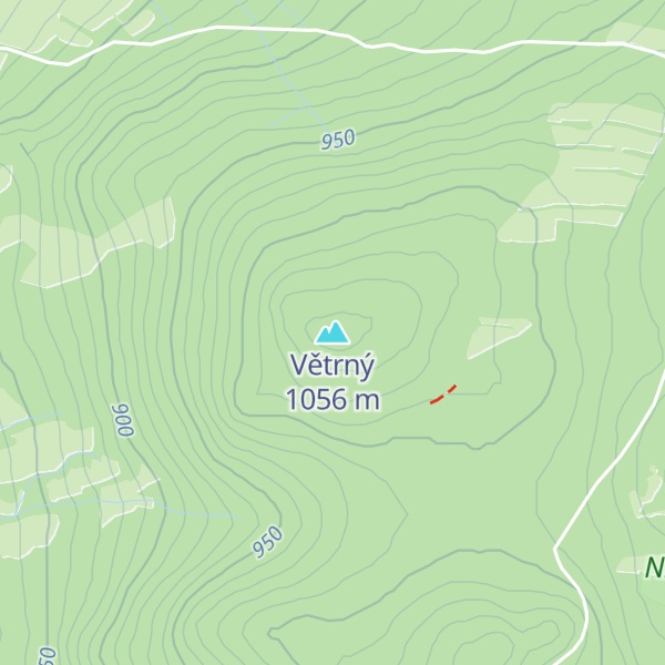 Map of Větrný