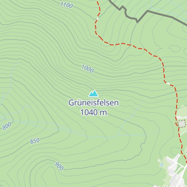 Map of Grüneisfelsen