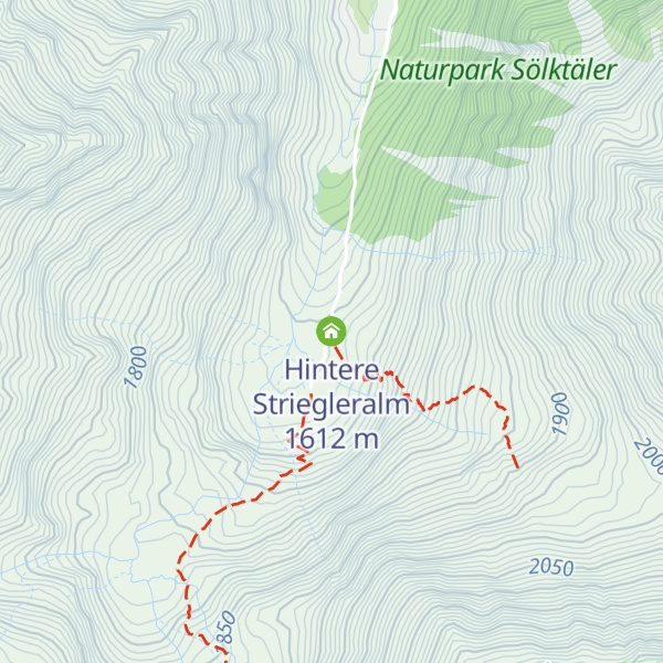 Map of Hintere Striegleralm