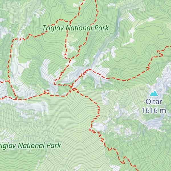 Map of Rušni vrh