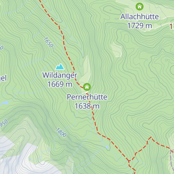 Map of Pernerhütte