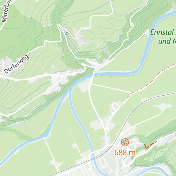 Map of Clubhaus SV Stein an der Enns