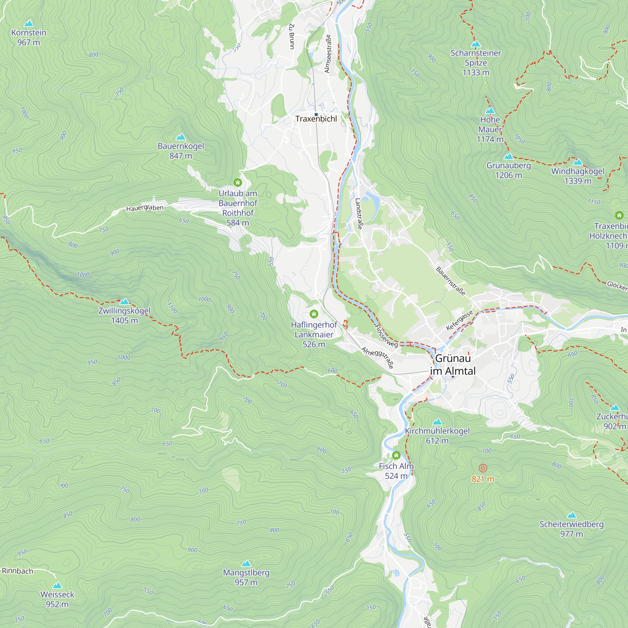 Haflingerhof Lankmaier map