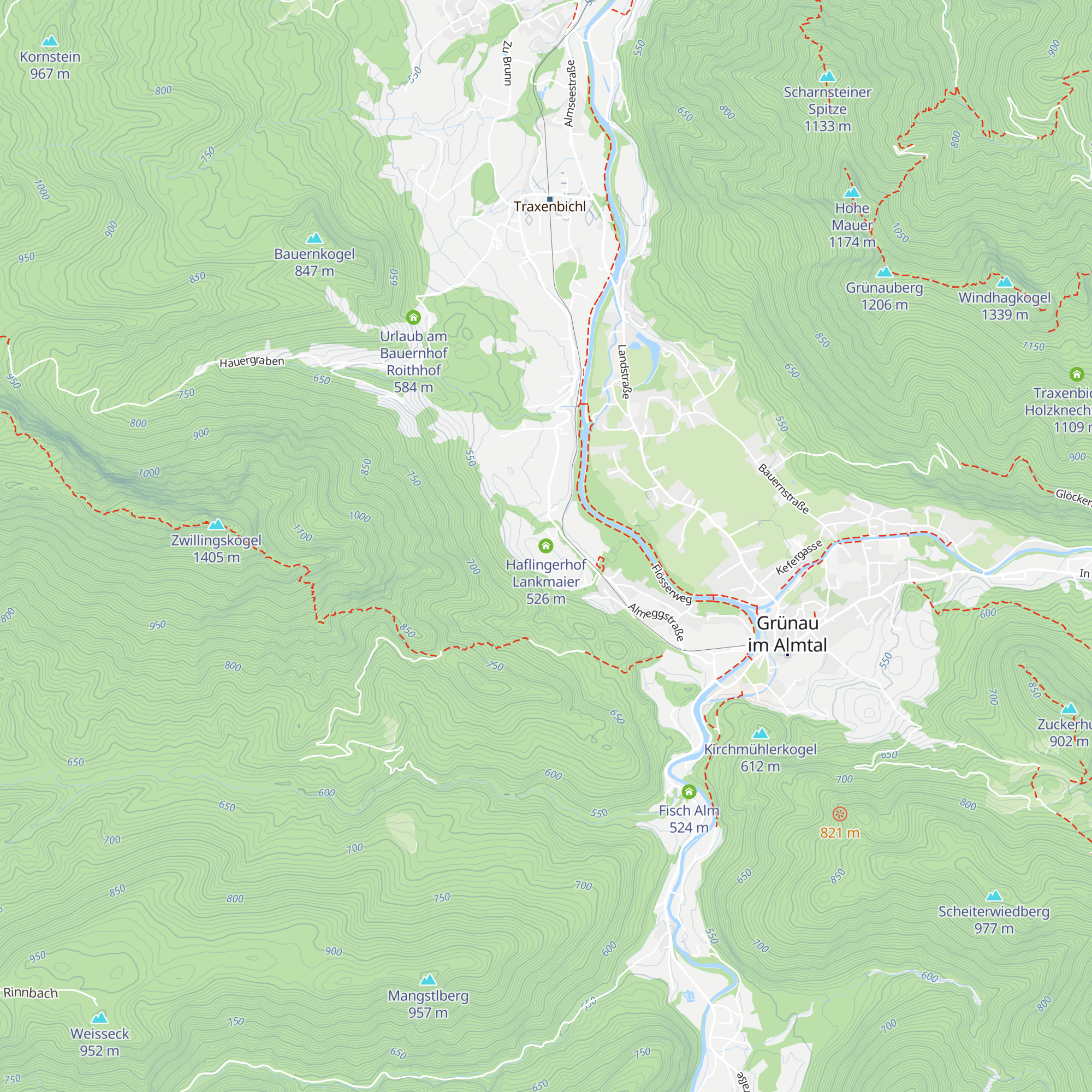Haflingerhof Lankmaier map