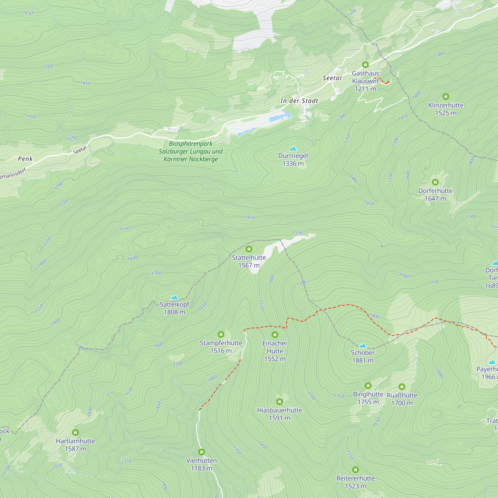 Stattelhütte map