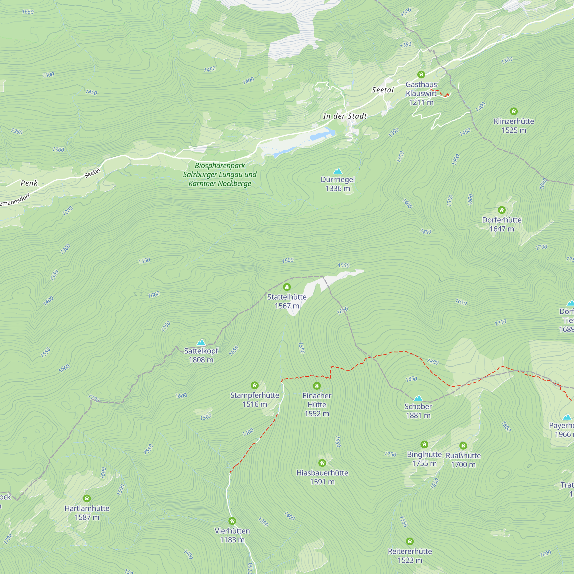 Stattelhütte map