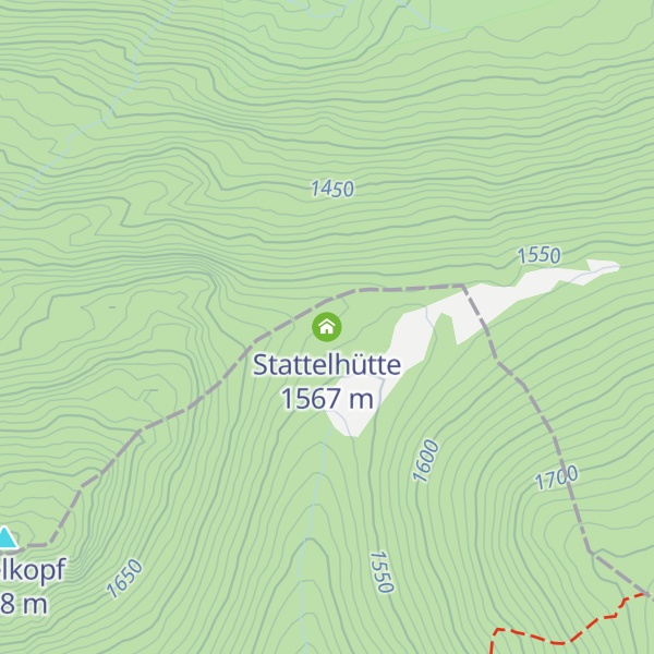 Map of Stattelhütte