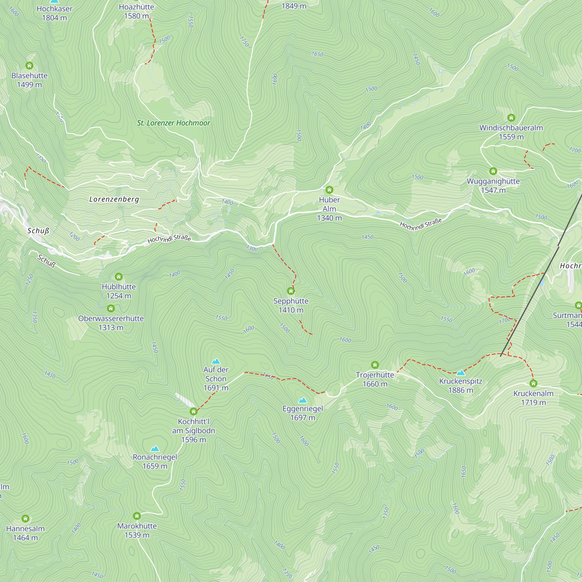 Sepphütte map