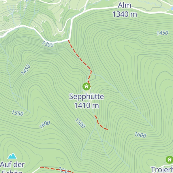 Map of Sepphütte