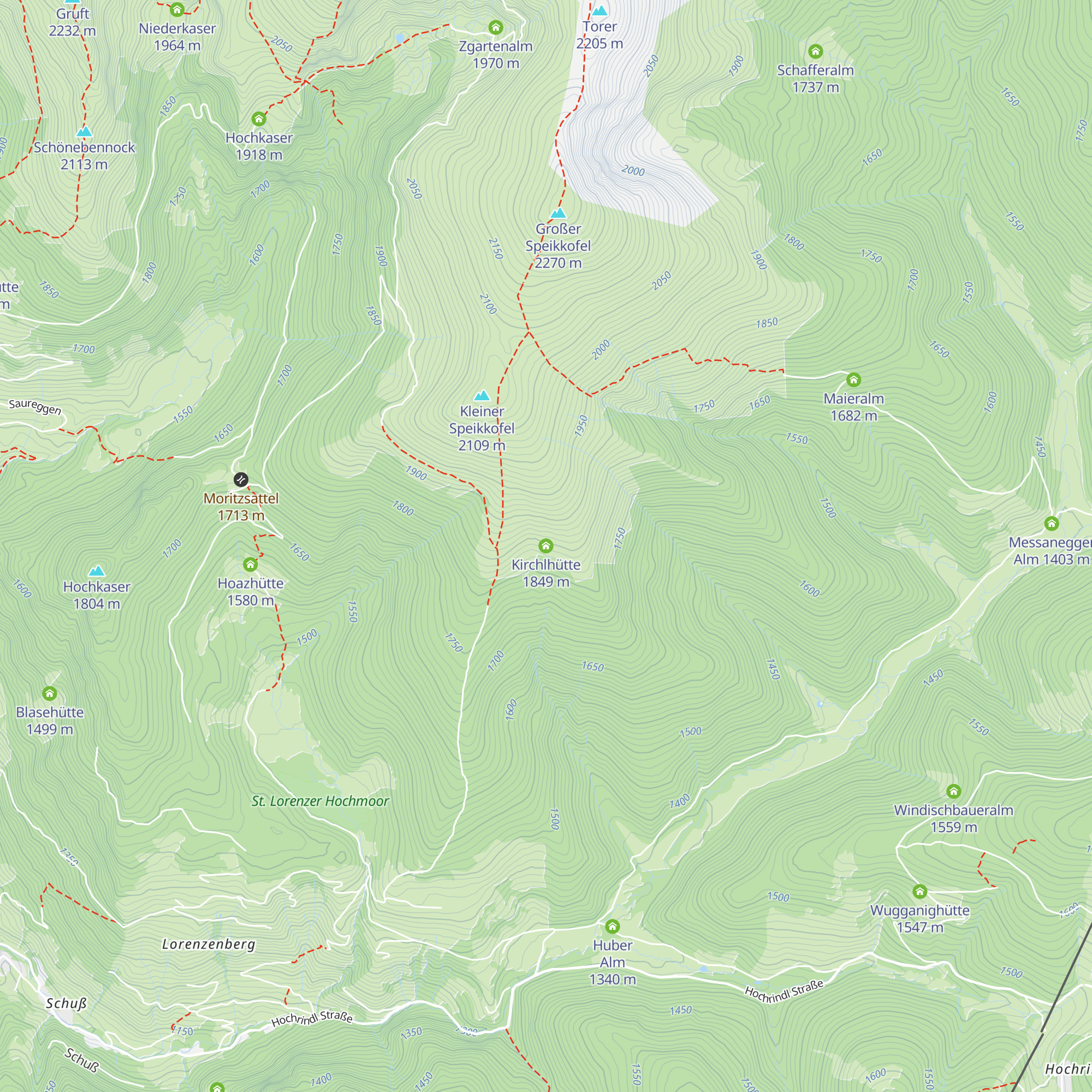 Kirchlhütte map
