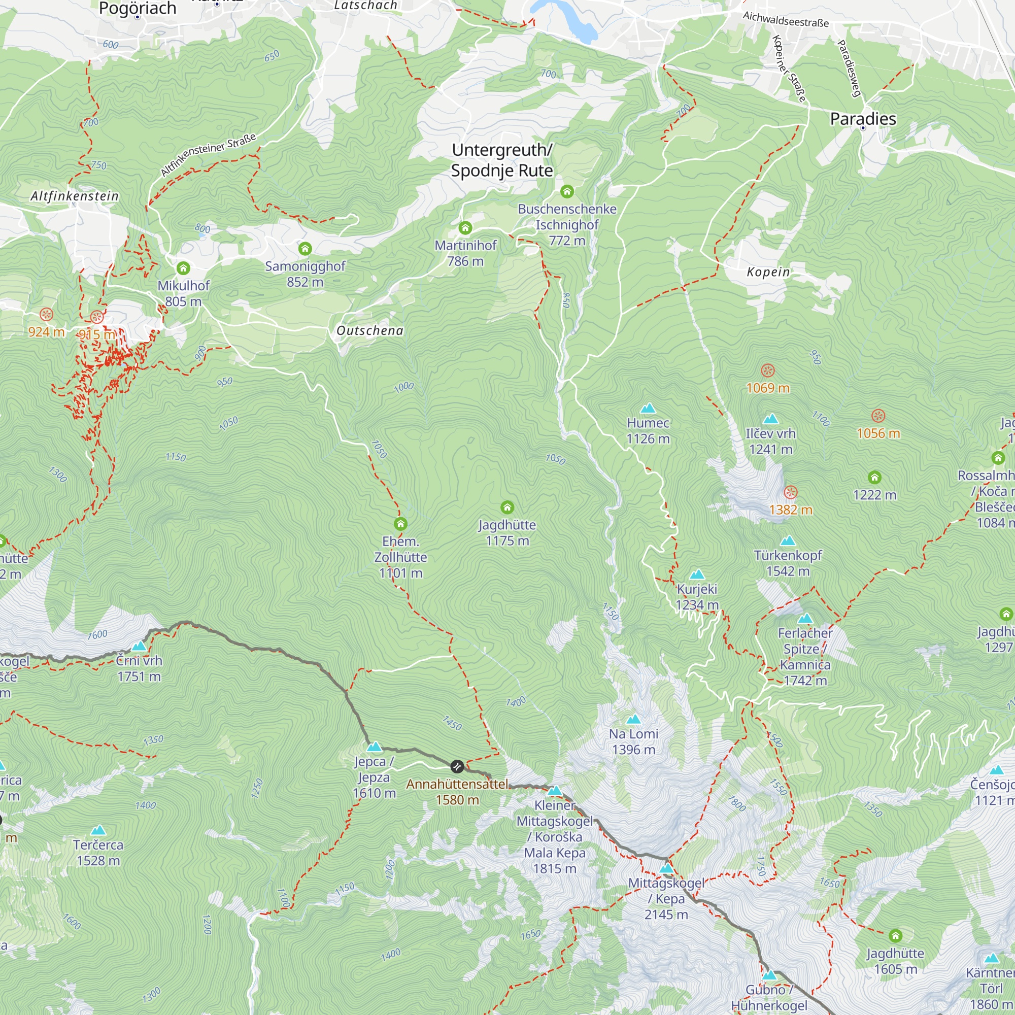 Jagdhütte map