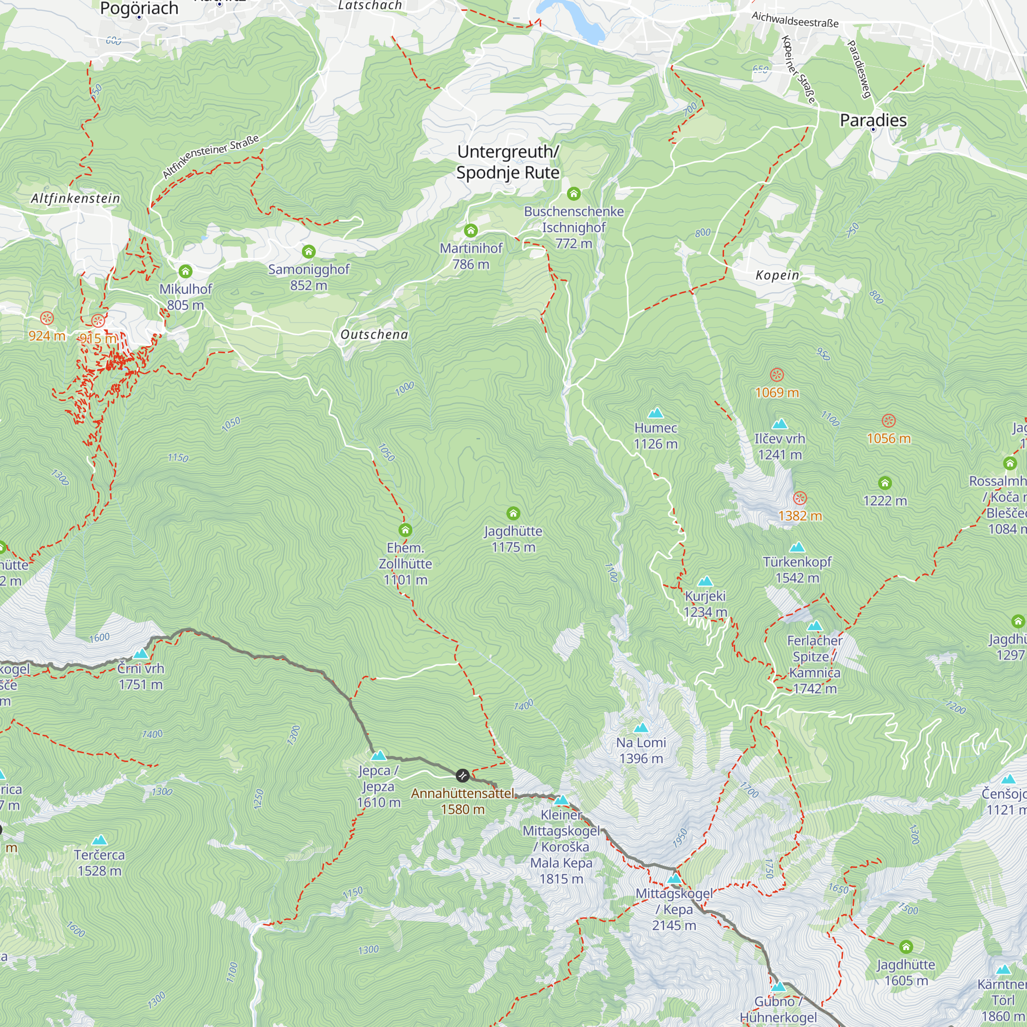 Jagdhütte map