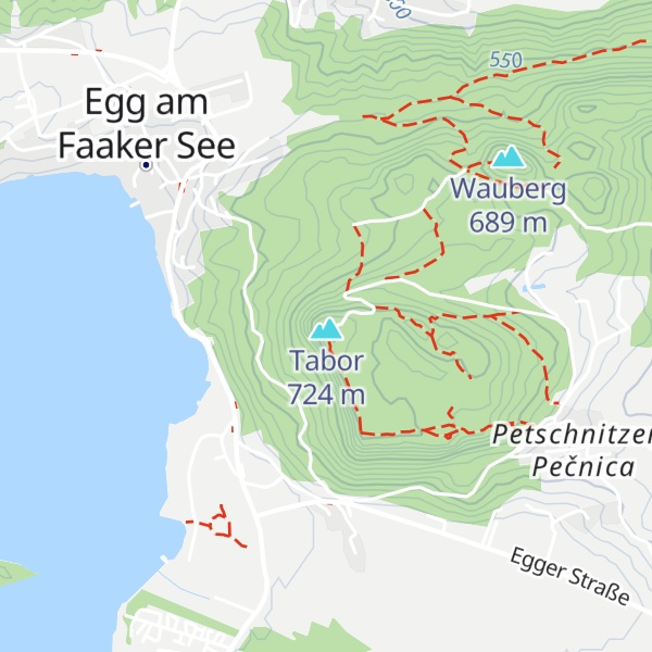 Map of Taborhütte