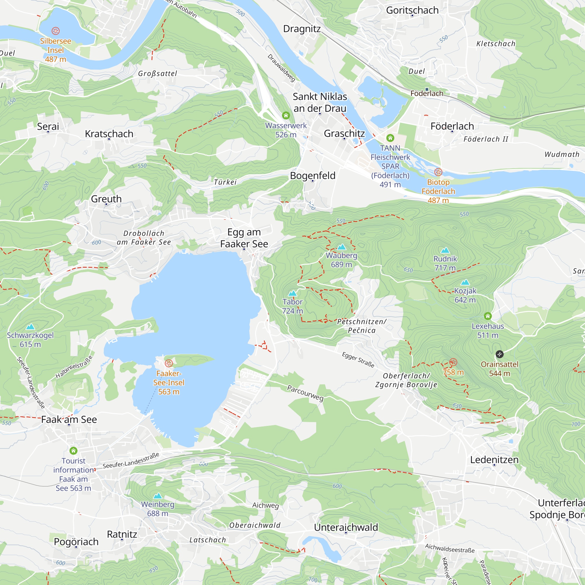 Taborhütte map